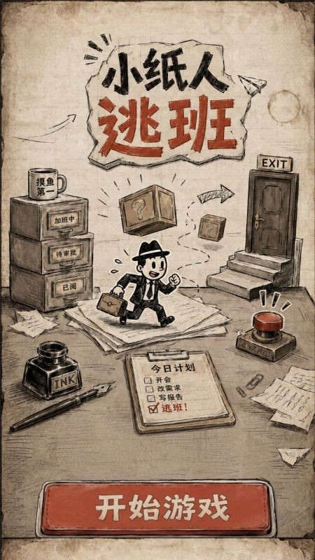 小纸人逃班最新安卓版1 小纸人逃班最新安卓版1