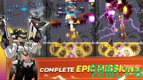 赛博战争空闲防御手游无限金币安卓版下载1