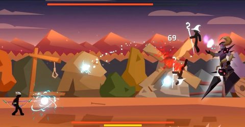 火柴人大战暗影弓手战场游戏安卓版下载1