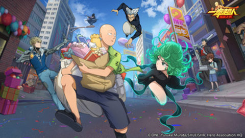 一拳超人全SSR英雄解锁版无限强者招募券下载5