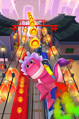 地铁跑酷春节无限金币无限钥匙版下载2